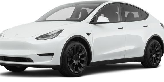 TESLA MODEL Y 2020 5YJYGDEF2LF057373 image
